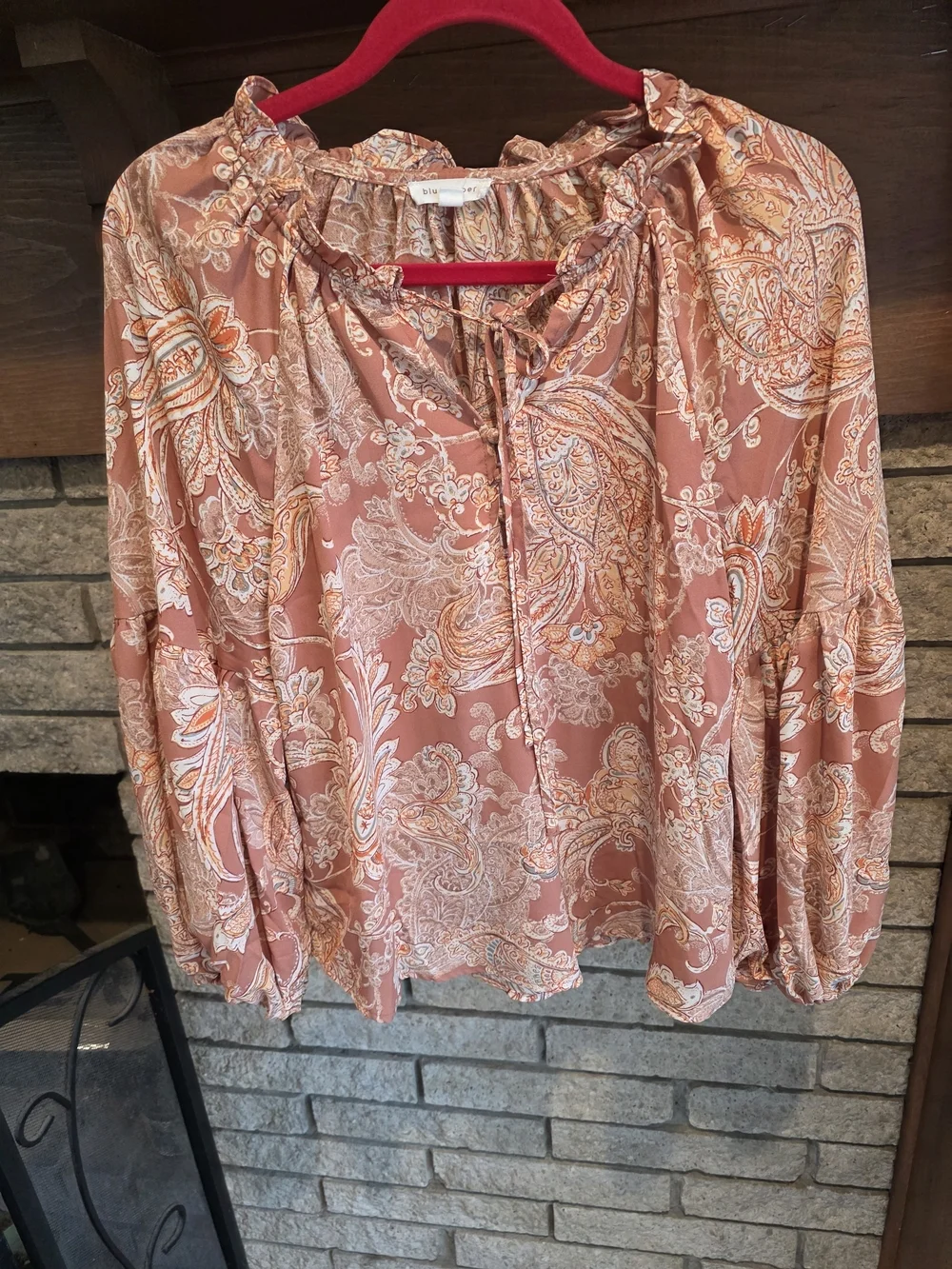 Blu Pepper flowy paisley
